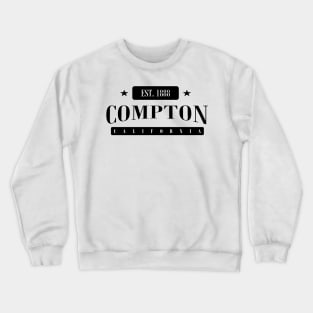 Compton Est. 1888 (Standard Black) Crewneck Sweatshirt